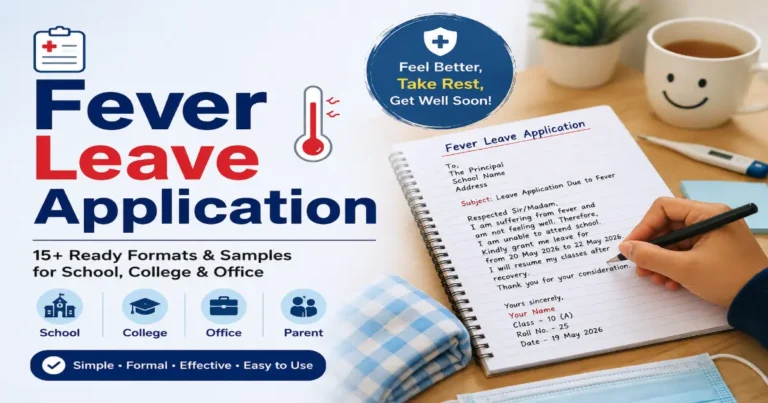 Fever Leave Application