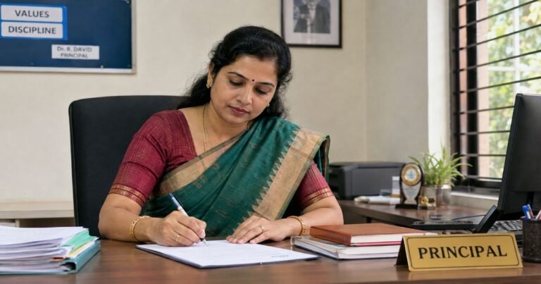 Leave Application for School Teacher to Principal