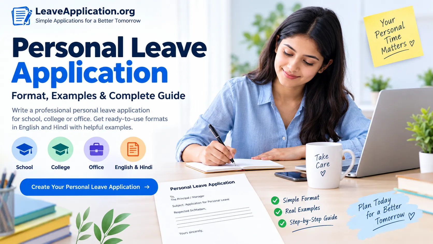 Personal Leave Application